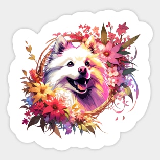 American Eskimo Dog Mothers Day Dog Mom Special Gift Sticker